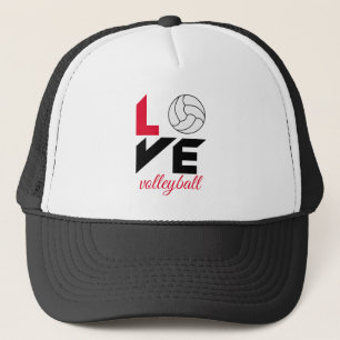 I Liebe Volleyball Truckerkappe