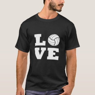 I Liebe Volleyball Volleyball T-Shirt
