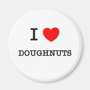 I Liebe VON DOUGHNUTS (Lebensmittel) Magnet