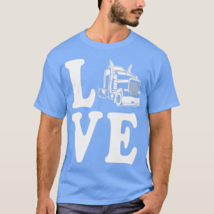 I Liebe von Lastkraftwagen 2 T-Shirt
