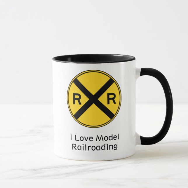 I Liebe-vorbildliche Railroading Tasse (Rechts)