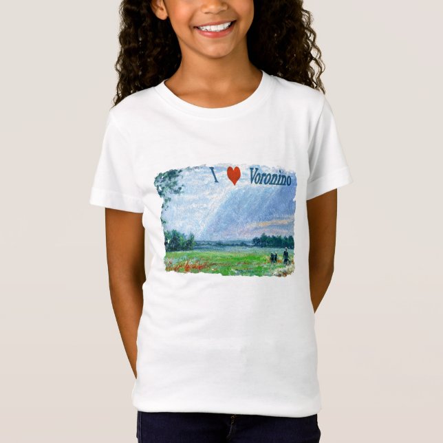 I Liebe Voronino (ein Dorf in Russland) T - Shirt (Vorderseite)
