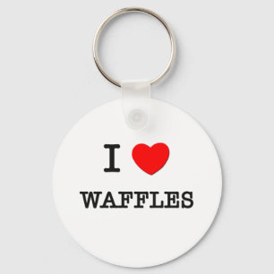 I Liebe-Waffeln Schlüsselanhänger