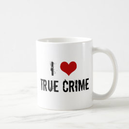 I Liebe Wahre Kriminalität Kaffeetasse