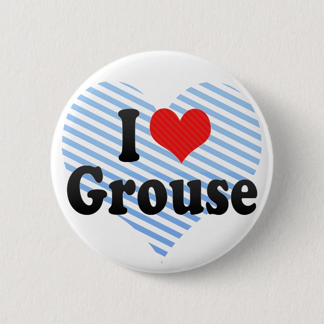 I Liebe-Waldhuhn Button (Vorderseite)