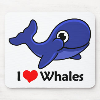 I Liebe-Wale Mousepad