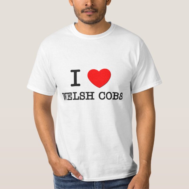I Liebe-Waliser-Pfeiler (Pferde) T-Shirt (Vorderseite)