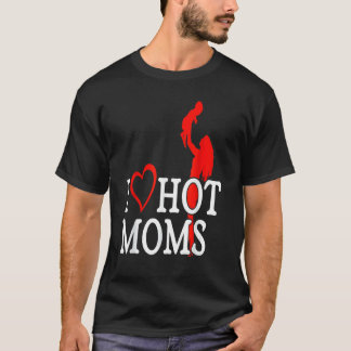 I Liebe Warme Mamas Rotes Herz Liebe Mamas 2 T-Shirt