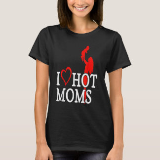 I Liebe Warme Mamas Rotes Herz Liebe Mamas 2 T-Shirt