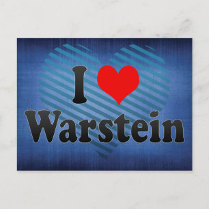 I Liebe Warstein, Deutschland Postkarte