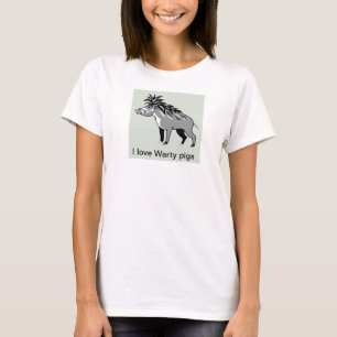 I Liebe WARTY PIGS - Wildlife - Nature - Warthog - T-Shirt