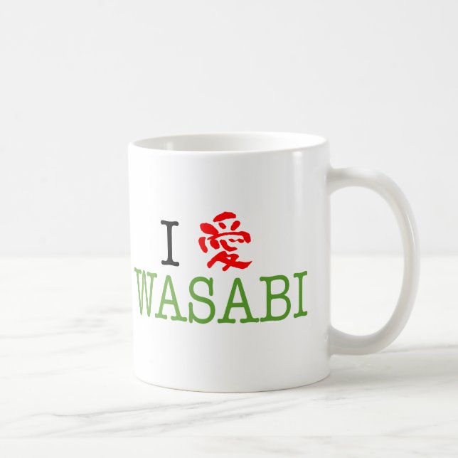 I Liebe Wasabi Kaffeetasse (Rechts)