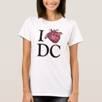 I Liebe Wash, DC mit anatomisch korrektem Herzen
