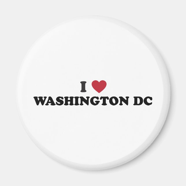 I Liebe Washington DC Magnet (Vorne)