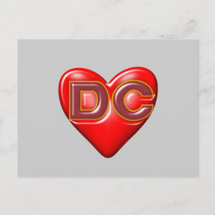I Liebe Washington DC Postkarte