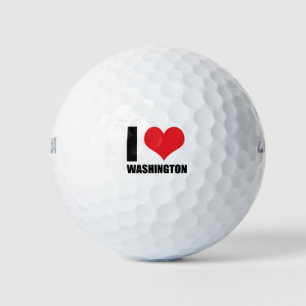I Liebe Washington Golfball