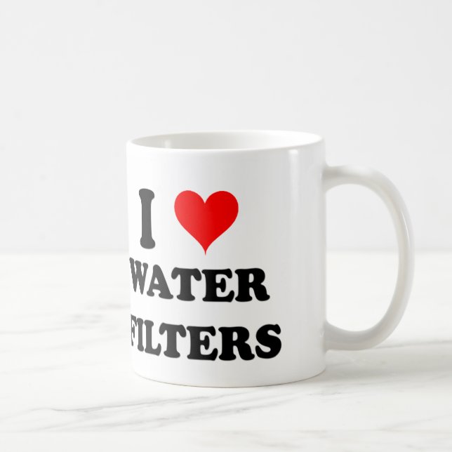 I Liebe-Wasser-Filter Kaffeetasse (Rechts)