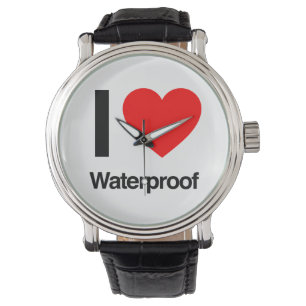 i Liebe wasserdicht Armbanduhr