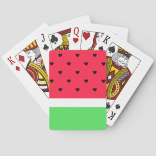 I Liebe Watermelon Spielkarten