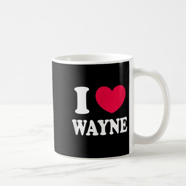 I Liebe Wayne Kaffeetasse (Rechts)
