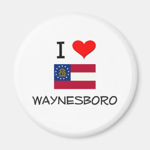 I Liebe WAYNESBORO Georgia Magnet