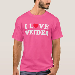 I Liebe Weider Matching Girlfriend & Boyfriend Wei T-Shirt