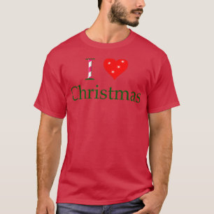 I Liebe Weihnachten Candy Cane Herz 221 T-Shirt