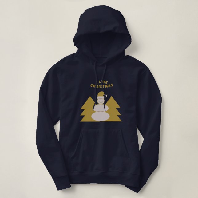I Liebe Weihnachten Hoodie (Design vorne)