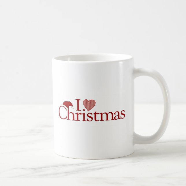 I Liebe-Weihnachten Kaffeetasse (Rechts)