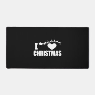I Liebe Weihnachten Schreibtischunterlage