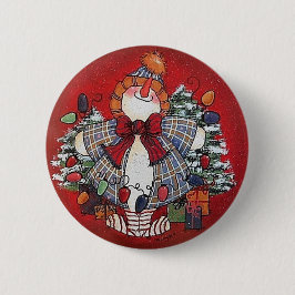 I Liebe-Weihnachtsknopf-Button Button