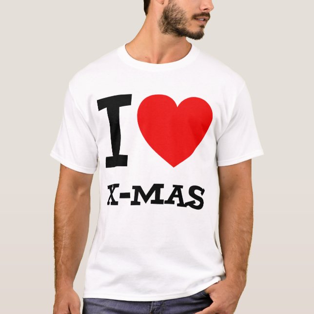 I Liebe-WeihnachtsT-Shirt T-Shirt (Vorderseite)