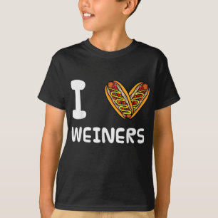 I Liebe Weiners Hotdogs Frankfurter Dackel Frank S T-Shirt
