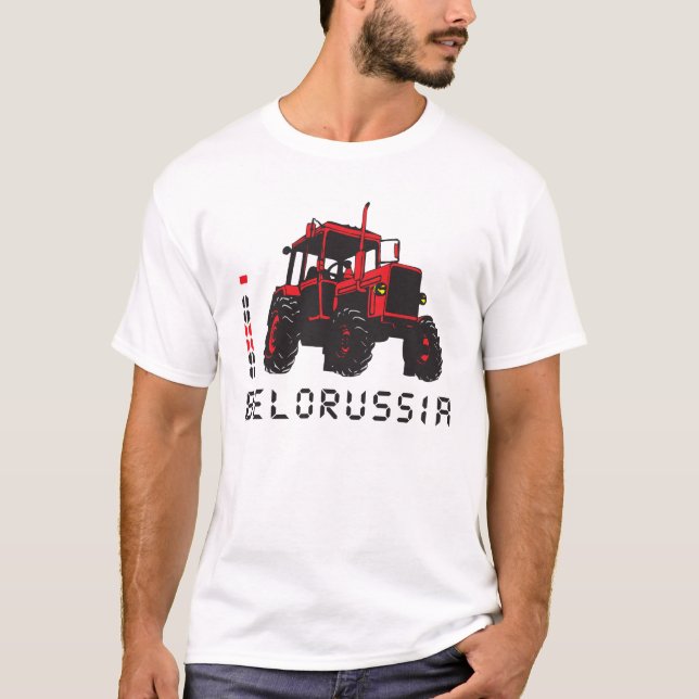 I LIEBE-WEISSRUSSLAND-T - Shirt (Vorderseite)