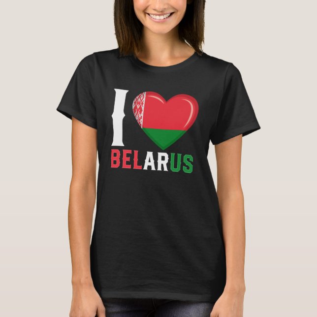 I. Liebe Weißrusslands T-Shirt (Vorderseite)