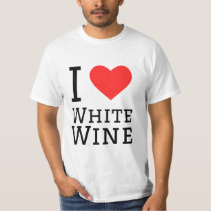 I Liebe Weißwein T-Shirt