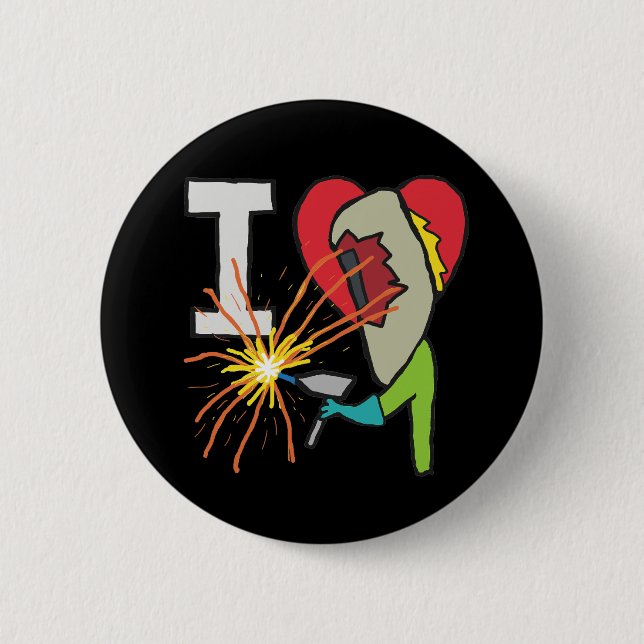 I Liebe Welding Button (Vorderseite)