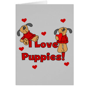 I Liebe-Welpen-T-Shirts und Geschenke