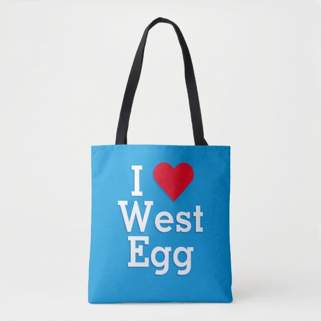 I Liebe West Egg Tasche (Vorderseite)