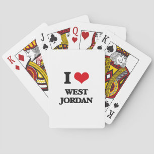 I Liebe Westjordanien Spielkarten