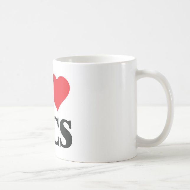 I Liebe-Westküsten-Schwingen Kaffeetasse (Rechts)