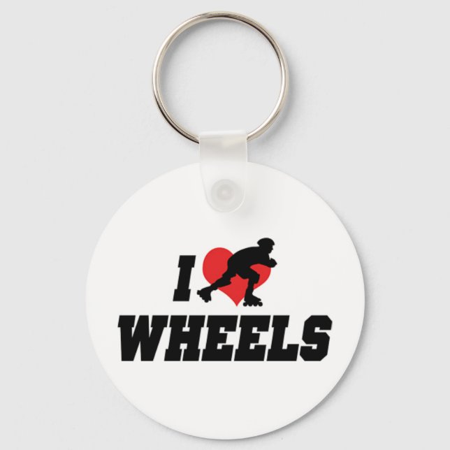 I Liebe Wheels Schlüsselanhänger (Vorderseite)