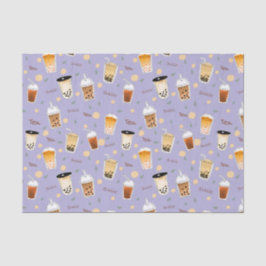 I Liebe Whisky Tee lila Seidenpapier