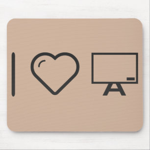 I Liebe Whiteboards Mousepad