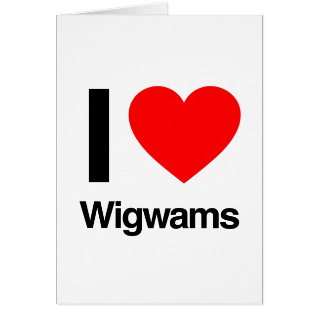 i Liebe wigwams (Vorne)