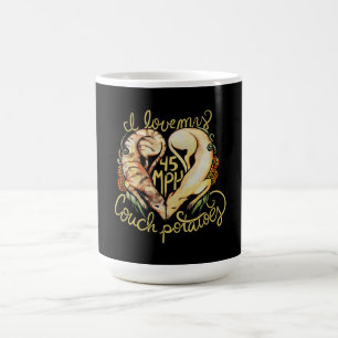I Liebe Windhunde niedlich 45 MPH Couch Kartoffeln Kaffeetasse