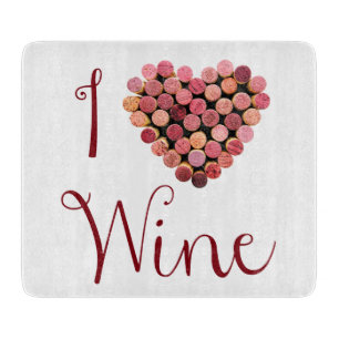 I Liebe Wine Schneidebrett