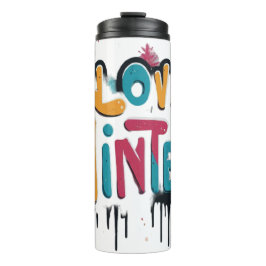 I Liebe Winter Thermosbecher