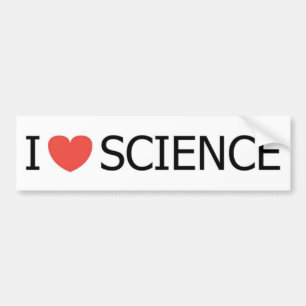 I LIEBE-WISSENSCHAFT AUTOAUFKLEBER