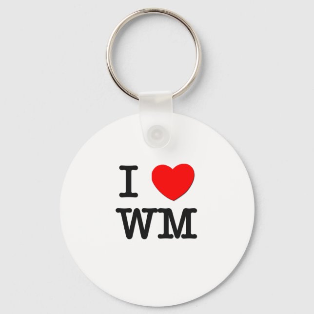I Liebe Wm Schlüsselanhänger (Vorderseite)